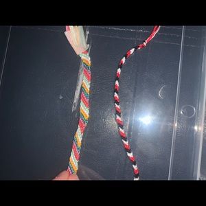 customized string bracelets/keychains